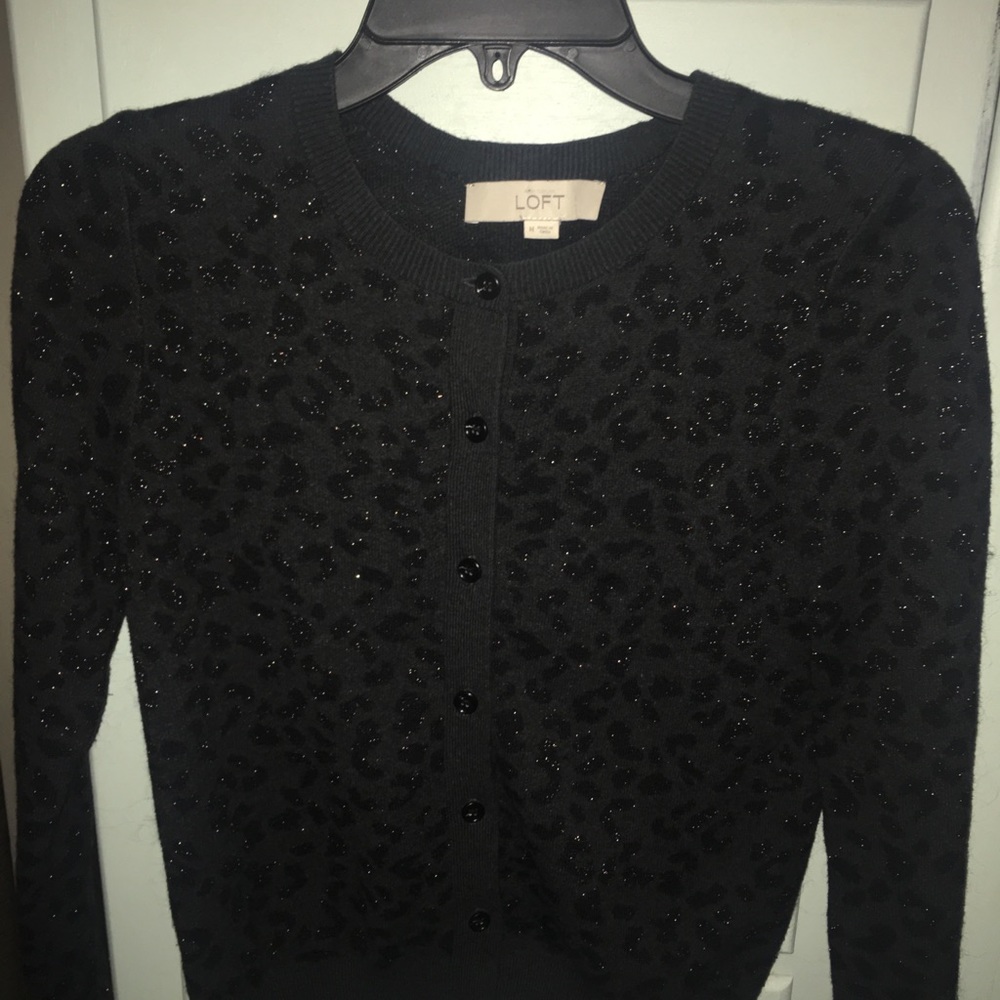 Cardigan sweater with some sparkle